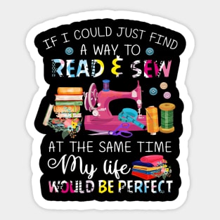 Read & Sew My Life Sticker